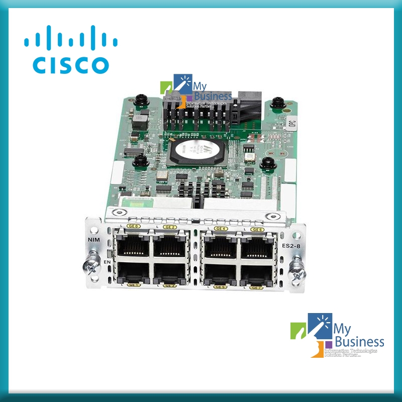 Resim NIM-ES2-8-P Cisco 8-Port Gigabit Ethernet Switch NIM POE Desteği NIM-ES2-8-P